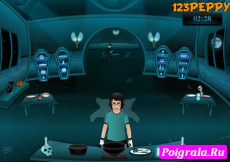 Скриншот игры Гарри Поттер жарит курицу Картинка к игре Гарри Поттер жарит курицу